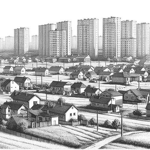 Wyburzone całe osiedle domów
